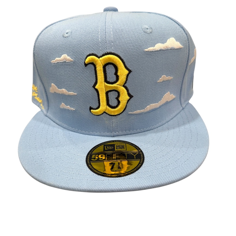 New Era Boston Red Sox X The Simpsons Hat Clouds Fitted 59FIFTY Fenway 7 1/8